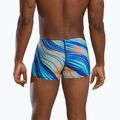 Pánske plavecké boxerky TYR Durafast Elite Riptidal Square Leg teal/orange 2