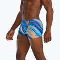 Pánske plavecké boxerky TYR Durafast Elite Riptidal Square Leg teal/orange 3