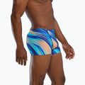 Pánske plavecké boxerky TYR Durafast Elite Riptidal Square Leg teal/orange 4