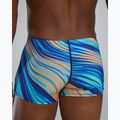 Pánske plavecké boxerky TYR Durafast Elite Riptidal Square Leg teal/orange 6