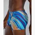 Pánske plavecké boxerky TYR Durafast Elite Riptidal Square Leg teal/orange 7