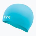 Detská plavecká čiapka TYR Wrinkle-Free Silicone tyrkysová
