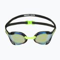 Plavecké okuliare TYR Tracer-X Elite Racing Mirrored black/lime 2