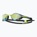 Plavecké okuliare TYR Tracer-X Elite Racing Mirrored black/lime