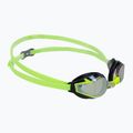 Plavecké okuliare TYR Stealth-X Performance Mirrored electro lime
