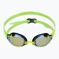 Plavecké okuliare TYR Stealth-X Performance Mirrored electro lime 2