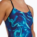 Dámske jednodielne plavky Tyr Durafast Elite Waveform Cutoutfit blue/green 6