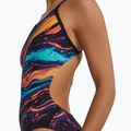 Dámske jednodielne plavky Tyr Durafast Elite Magmata Cutoutfit gold/multi/rainbow 8