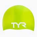Plavecká čiapka TYR Wrinkle Free Silicone limelight