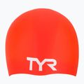 Plavecká čiapka TYR Wrinkle Free Silicone bright red