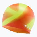 Detská plavecká čiapka TYR Tiedye Silicone Multicolor Jr lime/multi