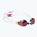 Plavecké okuliare TYR Stealth-X Performance Mirrored pink/white
