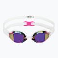 Plavecké okuliare TYR Stealth-X Performance Mirrored pink/white 2