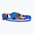 Plavecké okuliare TYR Tracer-X RZR Mirrored blue/orange