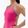 Dámske jednodielne plavky Tyr Multistrap Cutoutfit Durafast Elite pink/multi 6