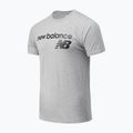Pánske tričko New Balance Classic Core Logo šedé