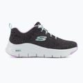 Dámska tréningová obuv SKECHERS Arch Fit Comfy Wave black/lavender 2
