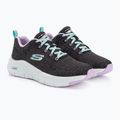 Dámska tréningová obuv SKECHERS Arch Fit Comfy Wave black/lavender 4