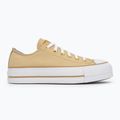 Dámske tenisky Converse Chuck Taylor All Star Lift Platform Herringbone Stripe utility sunflower/trek tan 2