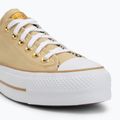 Dámske tenisky Converse Chuck Taylor All Star Lift Platform Herringbone Stripe utility sunflower/trek tan 7