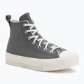Dámske tenisky Converse Chuck Taylor All Star EVA Lift Platform Leather sharkskin/warm quarry/egret