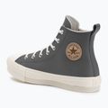 Dámske tenisky Converse Chuck Taylor All Star EVA Lift Platform Leather sharkskin/warm quarry/egret 3