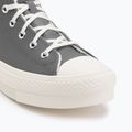 Dámske tenisky Converse Chuck Taylor All Star EVA Lift Platform Leather sharkskin/warm quarry/egret 7