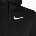 Pánska mikina Nike Dri-Fit Fitness s kapucňou a celoprepínacím zipsom Fleece black/white 3