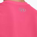 Dámske tréningové tričko Under Armour Tech SSV - Solid 653 ružovo-strieborné 1255839 5