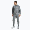 Pánska mikina Under Armour Rival Hoodie pitch gray light heather/onyx white 4