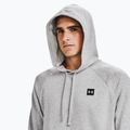 Pánska mikina Under Armour Rival Hoodie mod gray light heather/black 7