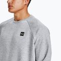 Pánska mikina Under Armour Rival Fleece Crew mod gray light heather/black 4