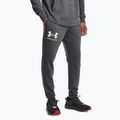 Pánske teplákové nohavice Under Armour Ua Rival Terry Jogger pitch gray light heather/onyx white