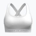 Fitness podprsenka Under Armour Crossback Mid white/white/halo gray