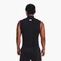 Pánske tréningové tričko Under Armour HG Armour Comp Mock black/white 3