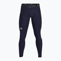 Pánske tréningové legíny Under Armour HeatGear midnight navy/white 5