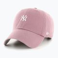 47 Značka MLB New York Yankees Base Runner čiapka CLEAN UP fialová