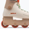 Dámske inline korčule IMPALA Lightspeed white and beige IMPINLINE1 9