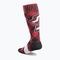 Pánske snowboardové ponožky ThirtyTwo Signature Merino red/black 3