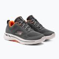 Pánske topánky SKECHERS Go Walk Arch Fit Idyllic charcoal/white/orange 4