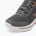 Pánske topánky SKECHERS Go Walk Arch Fit Idyllic charcoal/white/orange 8