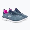 Dámske topánky SKECHERS Summits Quick Getaway navy/hot pink 4