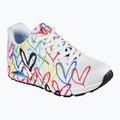 Dámske topánky SKECHERS JGoldcrown Uno Spread The Love white/multicolor 8