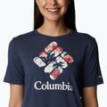 Columbia Bluebird Day Relaxed dámske trekové tričko námornícka modrá 1934002 4