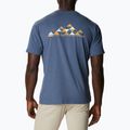 Pánske tričko Columbia Tech Trail Graphic Tee blue 1930802 2