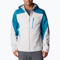 Columbia pánska softshellová bunda Titan Pass 2.5L 043 blue-grey 1888941 6