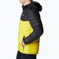 Columbia Powder Lite Pánska páperová bunda s kapucňou black/yellow 1693931 12