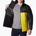 Columbia Powder Lite Pánska páperová bunda s kapucňou black/yellow 1693931 14