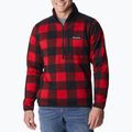 Pánska trekingová mikina Columbia Sweater Weather II Printed mountain red check print