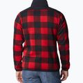 Pánska trekingová mikina Columbia Sweater Weather II Printed mountain red check print 2